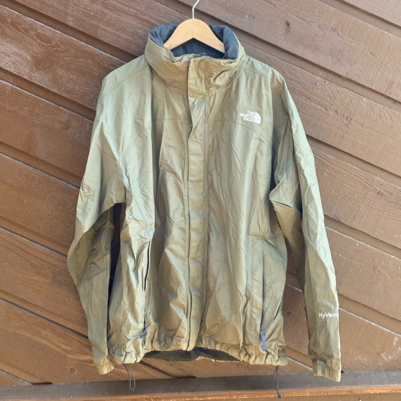 The North Face Other - The North Face Green HyVent Windbreaker Jacket Men’s XL